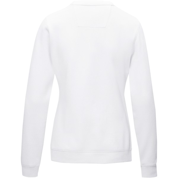 Jasper women’s organic recycled crewneck sweater - White / S