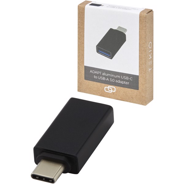 Adapt aluminum USB-C to USB-A 3.0 adapter