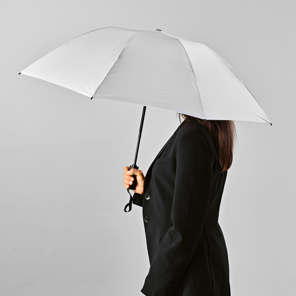 Presley Foldable Umbrella - White