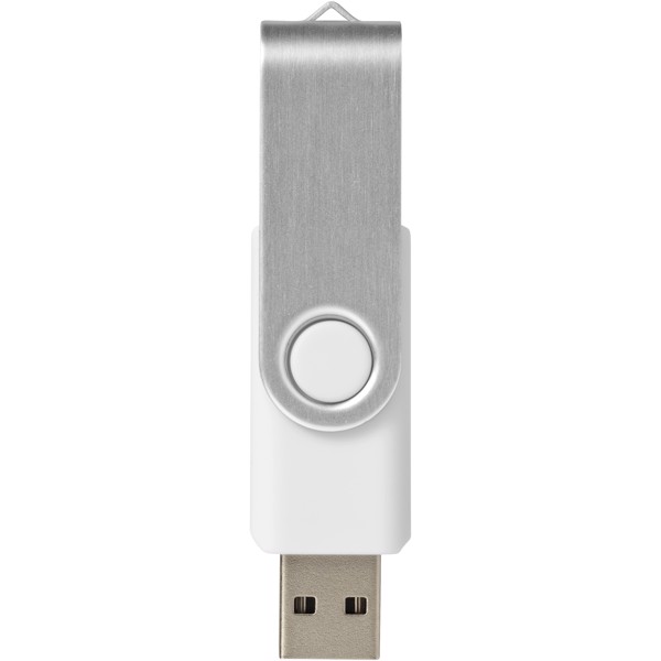 Memoria USB 'ROTATE' sin llavero - Blanco / 2GB