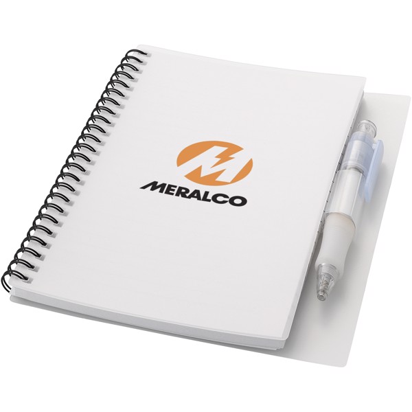 Hyatt notebook with pen