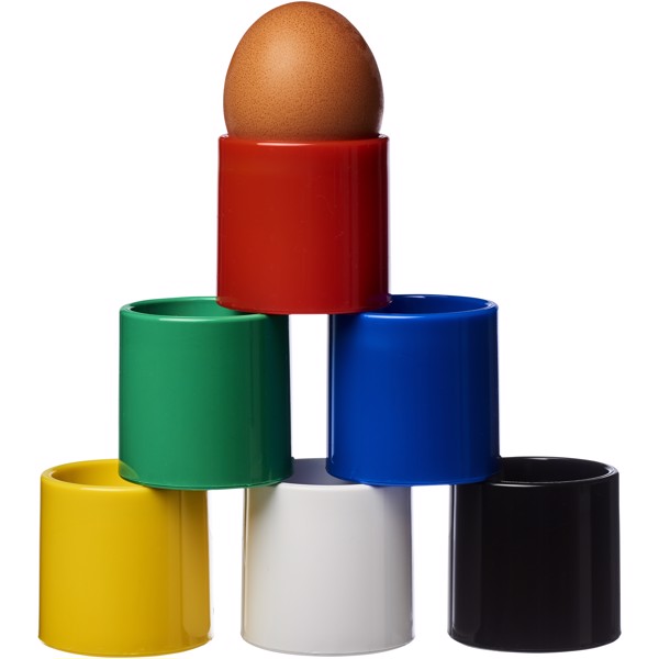 Edie plastic egg cup - White