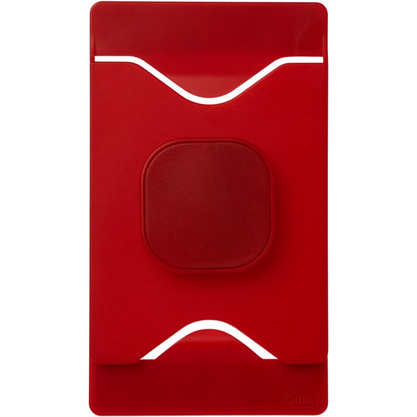 Purse držák mobilního telefonu s peněženkou - Červená s efektem námrazy