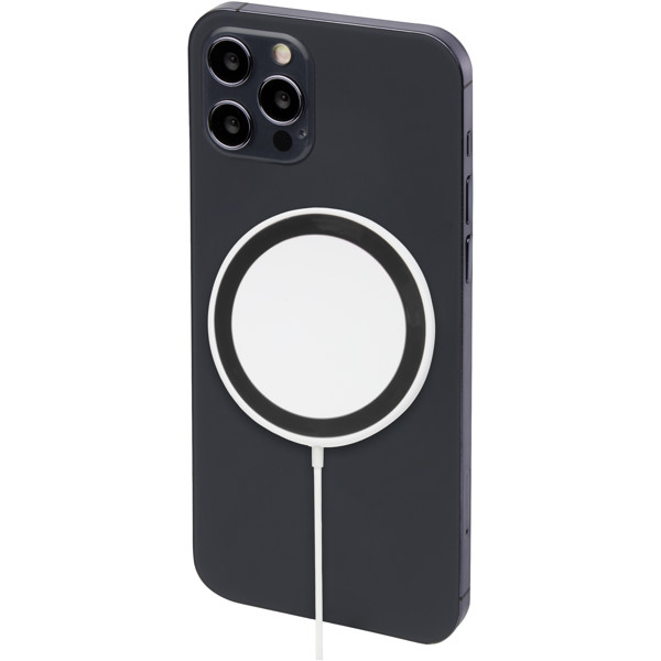 Base de carga magnética e inalámbrica de 10 W "Smack" - Negro intenso