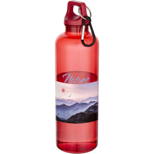 Oregon 750 ml RCS recycled plastic water bottle with carabiner - Red