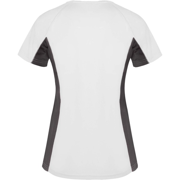 Shanghai short sleeve women's sports t-shirt - White / Dark Lead / roly-L