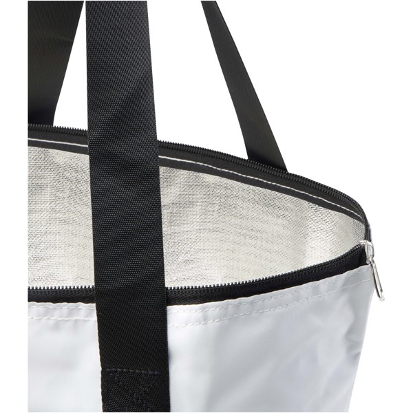 EcoFold RPET foldable tote cooler bag 15L - White