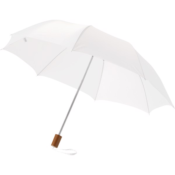 Oho 20\" foldable umbrella - White