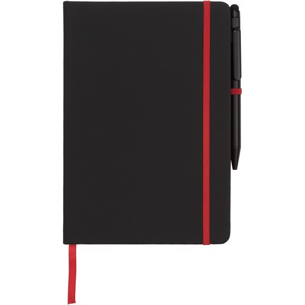 Noir Edge medium notebook - Black / Red