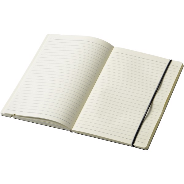 Cuppia A5 hard cover notebook - Solid black / Grey
