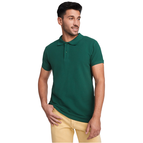 Prince organic cotton short sleeve men's polo - Red / 2XL
