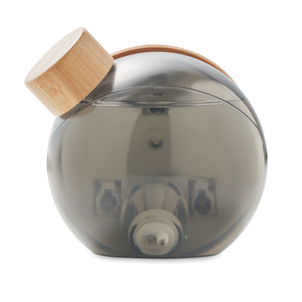 Water powered bamboo LCD clock Droppy Lux