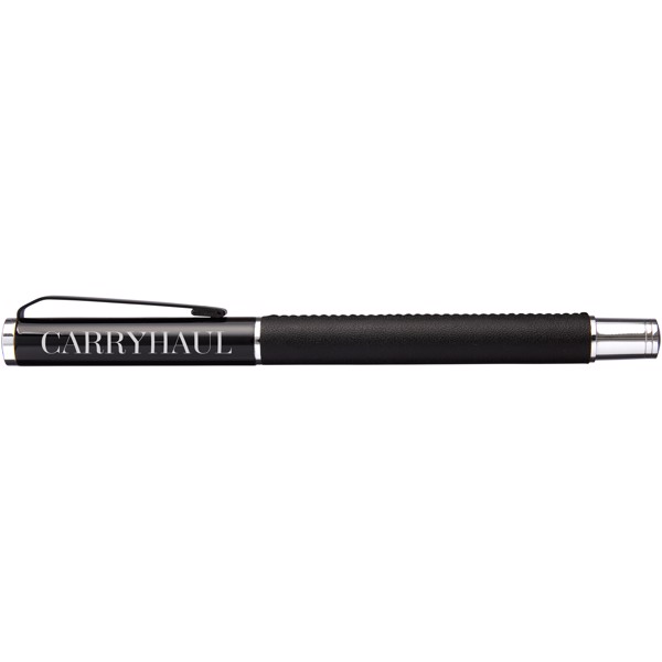 Pedova rollerball pen with leather barrel