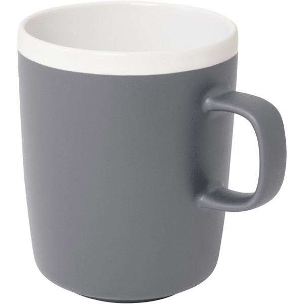 Lilio 310 ml ceramic mug - Grey