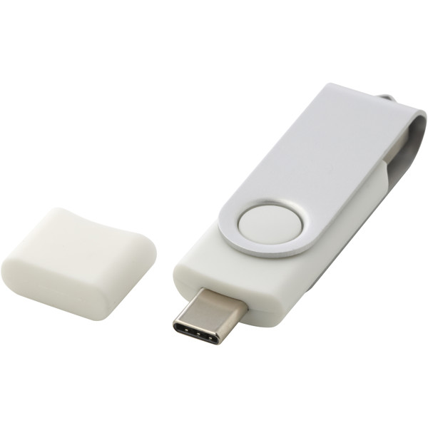 OTG rotate USB Type-C - White / 1GB