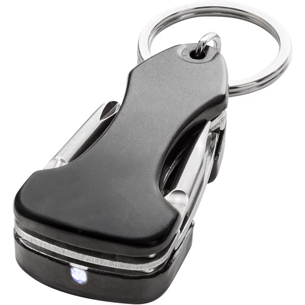 Melvin 7-function multi-tool with keychain