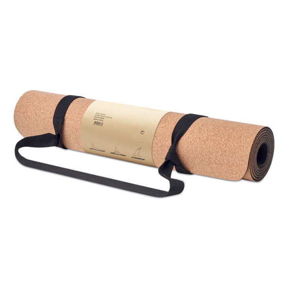 Cork yoga mat Savasana