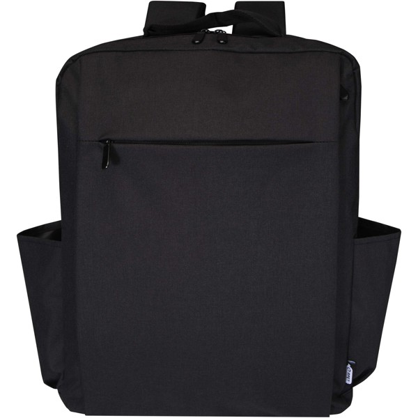 Libra 15” GRS recycled laptop backpack 15L - Heather Charcoal