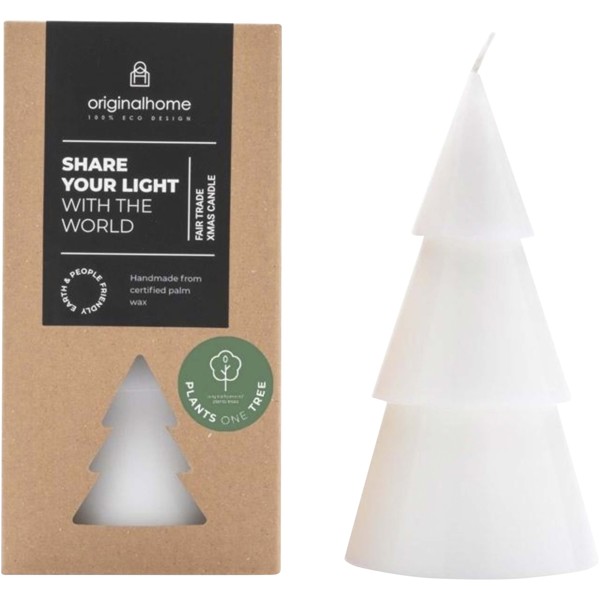 Originalhome Xmas tree candle - L - White