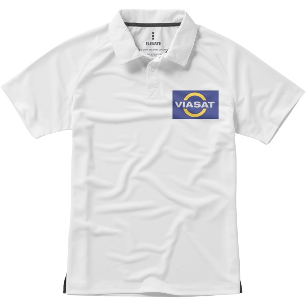 Ottawa short sleeve men's cool fit polo - White / XS