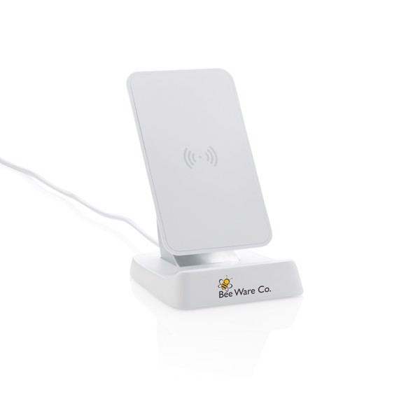 10W Wireless fast charging stand - White