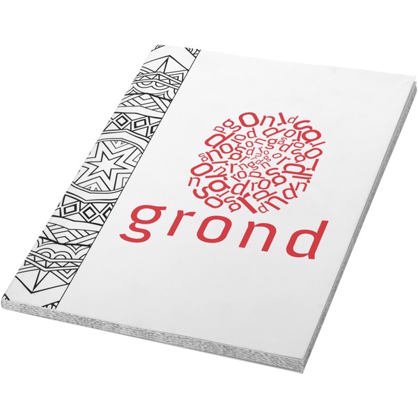Doodle colouring notebook