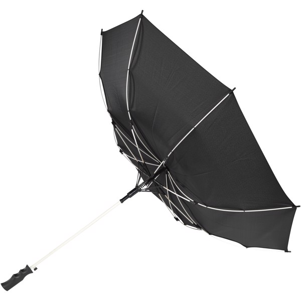 Stark 23\" windproof auto open umbrella - White / Black