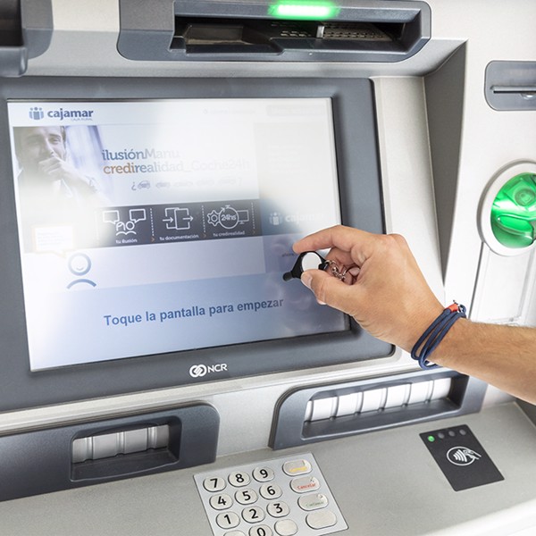 Keyring Coin Frits - White