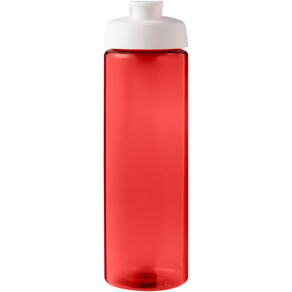 H2O Active® Eco Vibe 850 ml flip lid sport bottle - Red / White