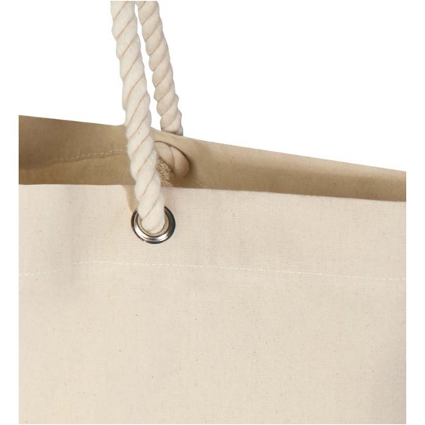 Florida 270 g/m² GRS recycled beach tote bag 18L - Natural / Natural
