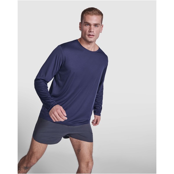 Estoril long sleeve unisex t-shirt - White / XS