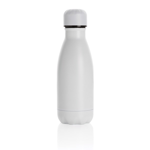 Solid colour vacuum stainless steel bottle 260ml - White