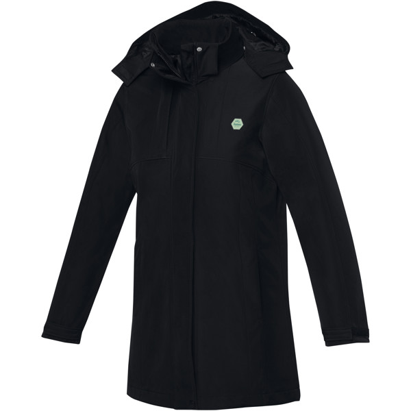 Hardy women's insulated parka - Solid Black / XXL