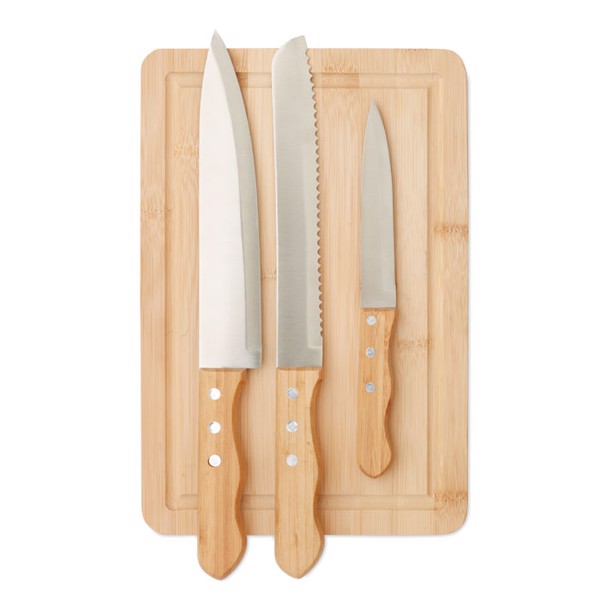 Bamboo cutting board set Sharp Chef