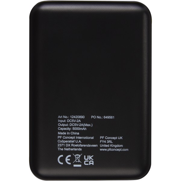 Gleam 5000 mAh ultra slim light-up power bank