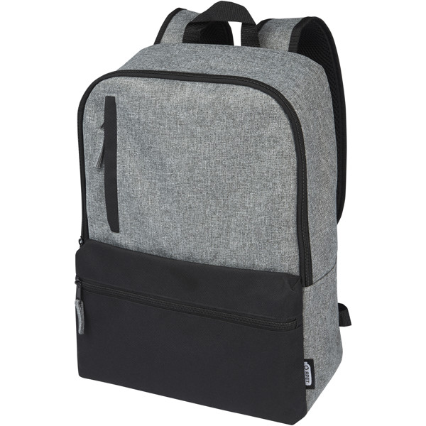 Reclaim 15\" GRS recycled two-tone laptop backpack 14L