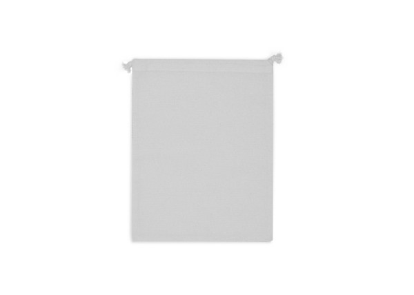 Re-usable food bag OEKO-TEX® cotton 25x30cm - White