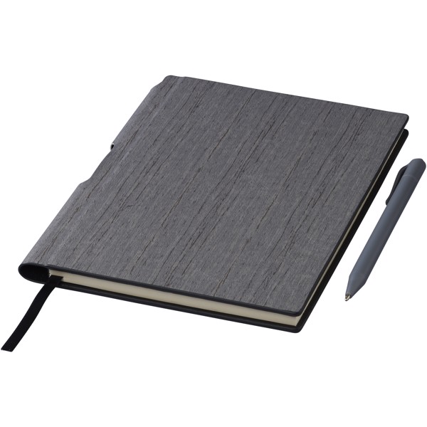 Libreta A5 de tapa dura "Bardi" - Gris