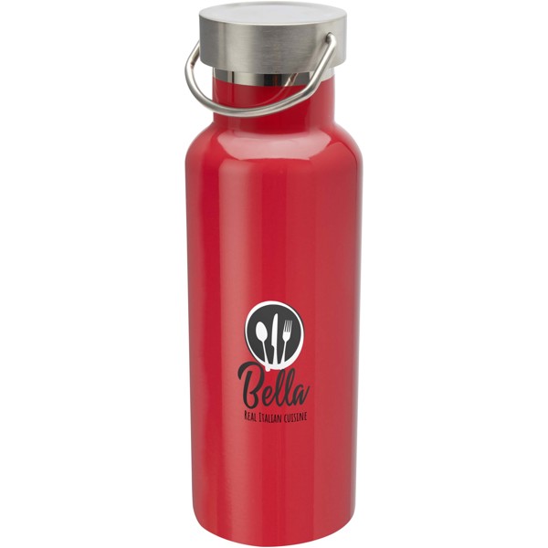 Thor 500 ml RCS certified recycled stainless steel water bottle - Red