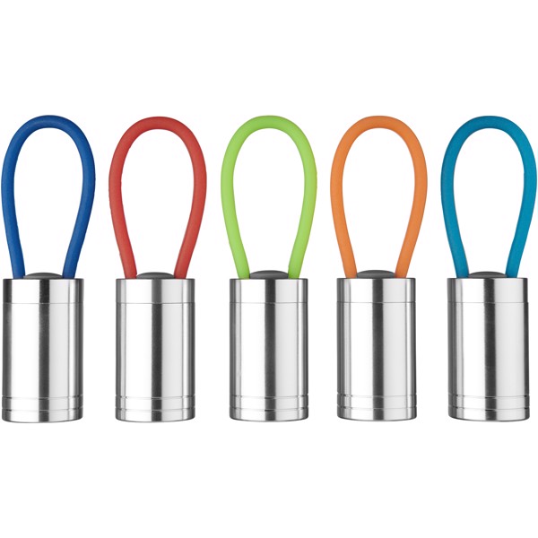 Svítilna Vela se 6 LED a svítícím popruhem - Process blue