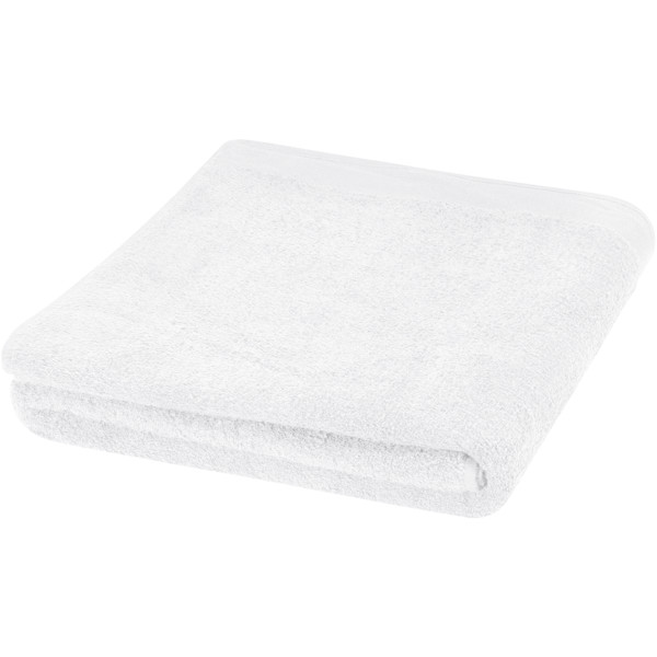 Riley 550 g/m² cotton towel 100x180 cm - White
