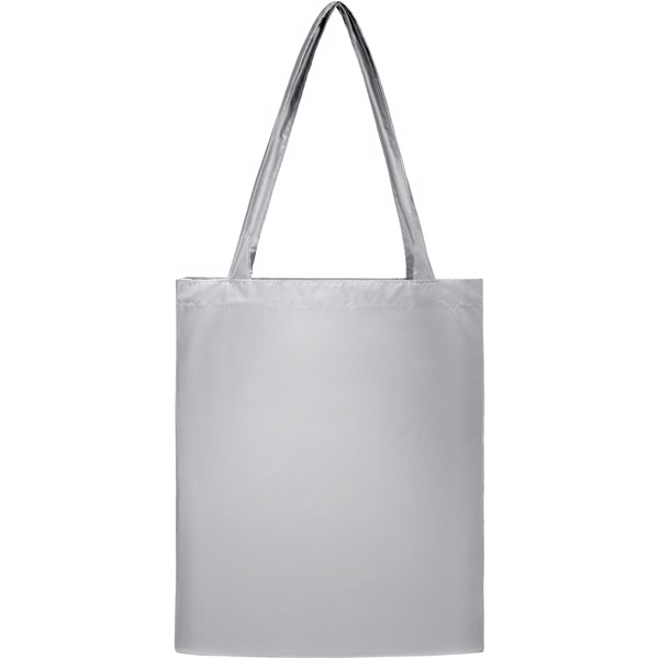 Salvador shiny tote bag - Silver