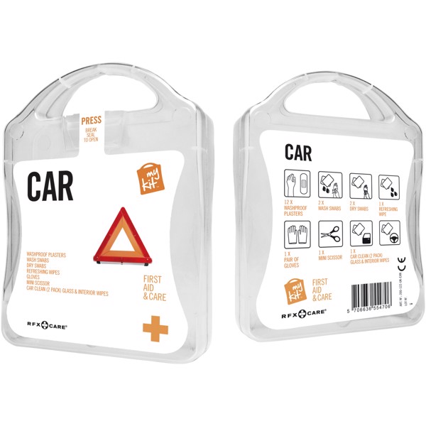 MyKit Car First Aid Kit - Transparent White