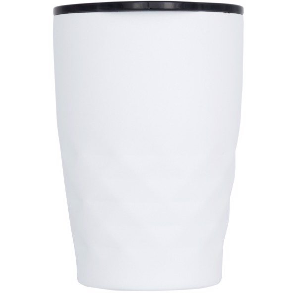 Geo 350 ml copper vacuum insulated tumbler - White