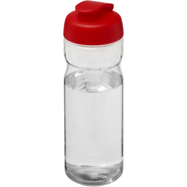 H2O Active® Base Tritan™ 650 ml flip lid sport bottle - Transparent Clear / Red