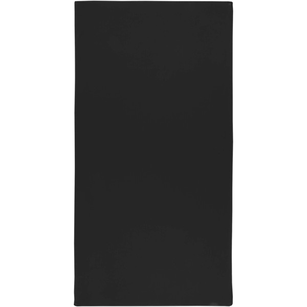 Lucas RPET sport towel 50x100 cm - Black