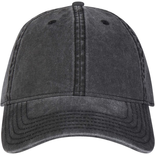Grafton 6 panel washed cap - Black