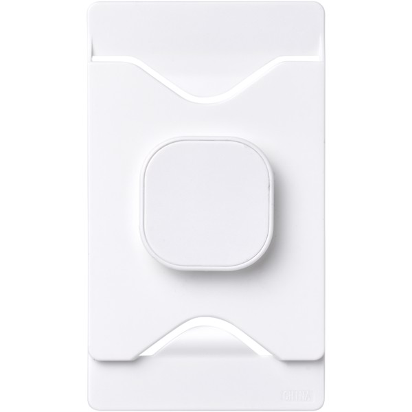 Purse mobile phone holder with wallet - White