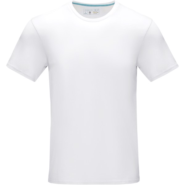 Azurite pánské tričko s krátkým rukávem z organického materiálu GOTS - Bílá / 3XL