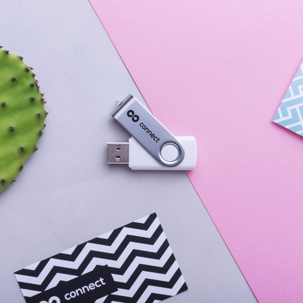 USB Memory Rebik 16GB - White